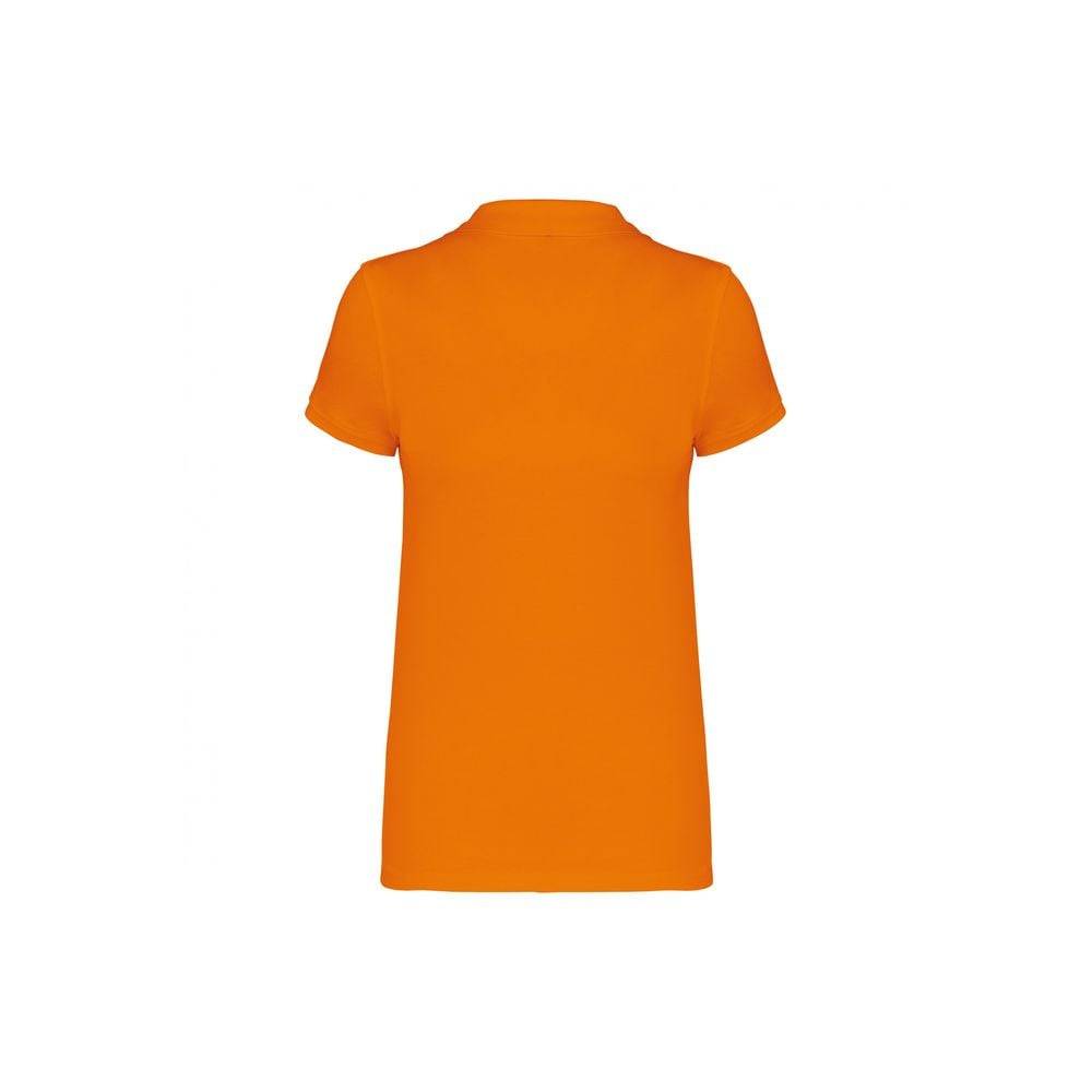 Polo de travail piqué femme Kariban 100% coton Orange 3XL - Image 2