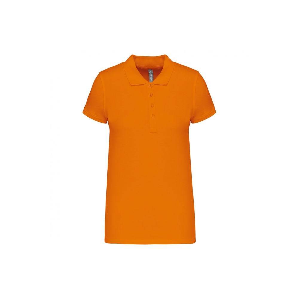 Polo de travail piqué femme Kariban 100% coton Orange 3XL - Image 1