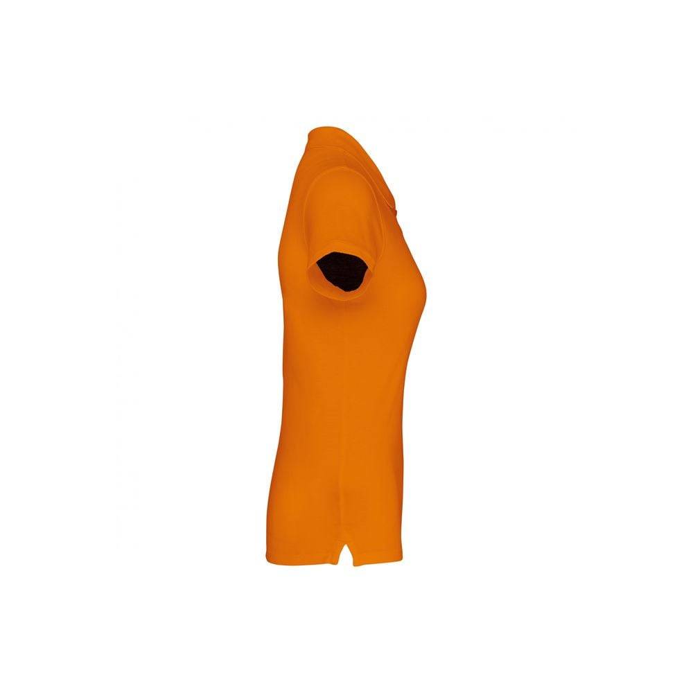Polo de travail piqué femme Kariban 100% coton Orange 3XL - Image 3