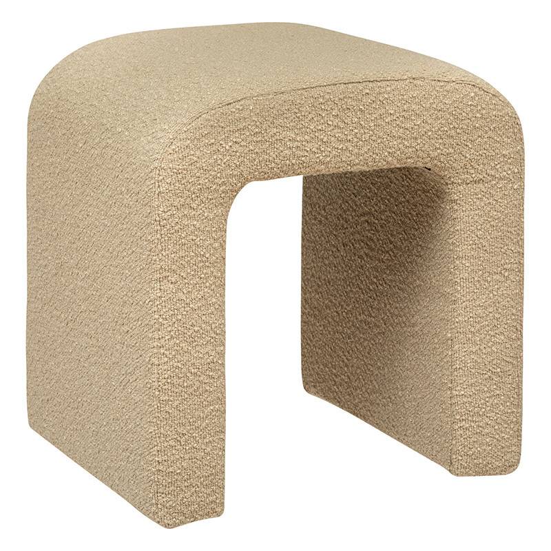 Tabouret bouclette Sevi beige Atmosphera - Imagen 1