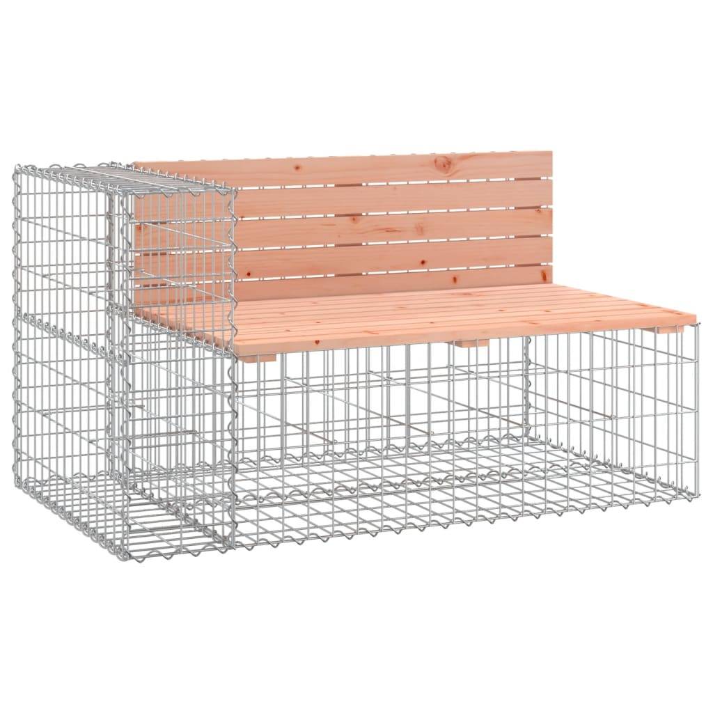 Maison Chic - Banc de jardin - Banc d'extérieur - Banquette design gabion 244x71x65,5 cm bois massif douglas - Imagen 3