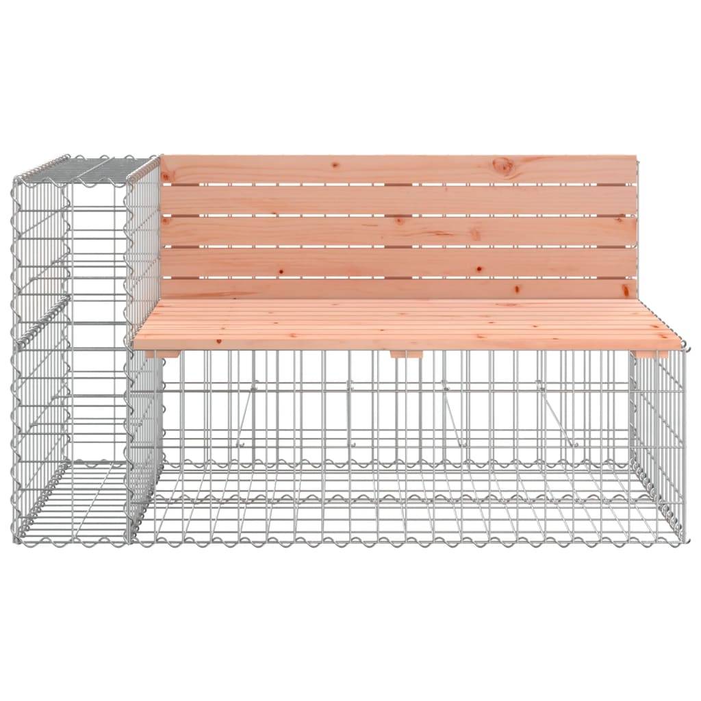 Maison Chic - Banc de jardin - Banc d'extérieur - Banquette design gabion 244x71x65,5 cm bois massif douglas - Imagen 4