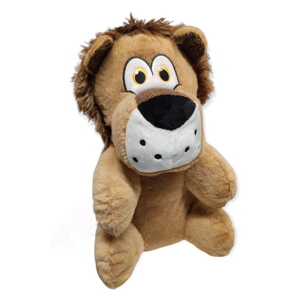 Flamingo - Peluche Henny Lion couleur brun 37cm jeux pour chien - Imagen 2