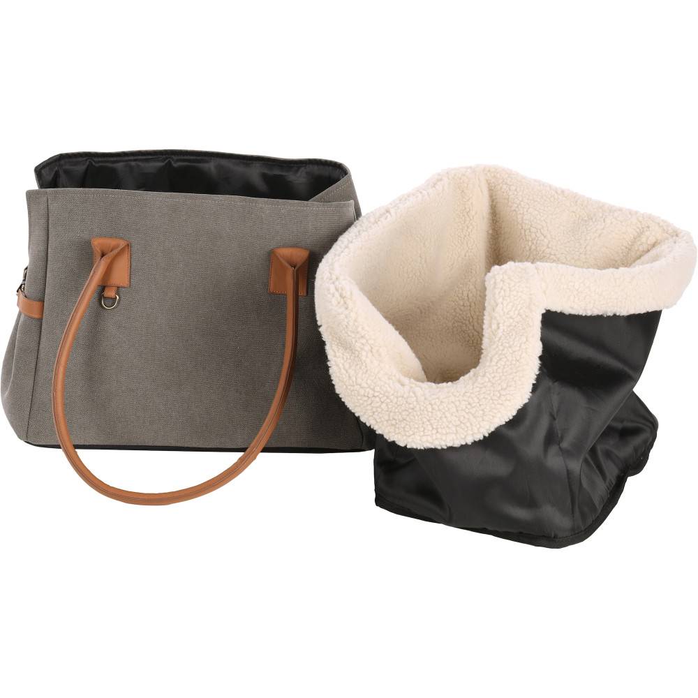 Flamingo - Sac de transport Kuzco Brun 40cm L x 25cm l x 29cm H pour petit chien max 6 kg - Imagen 3