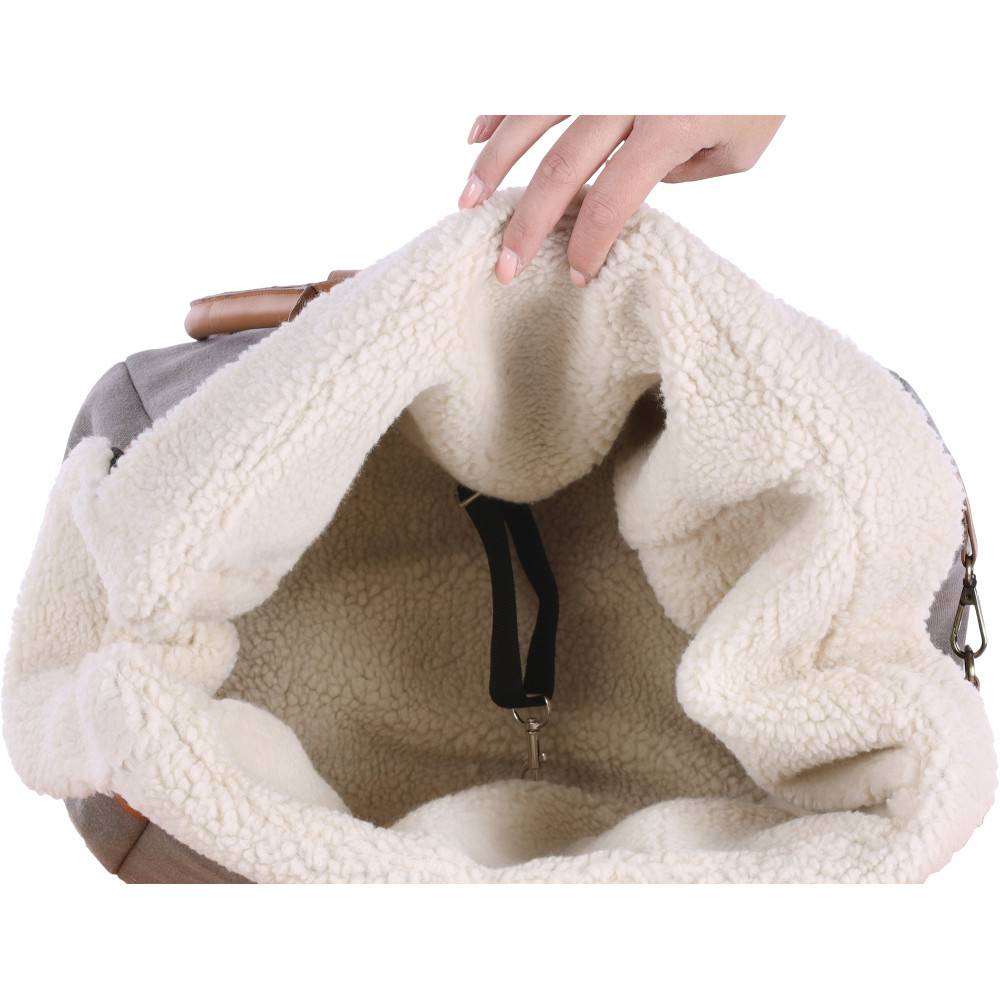 Flamingo - Sac de transport Kuzco Brun 40cm L x 25cm l x 29cm H pour petit chien max 6 kg - Imagen 2