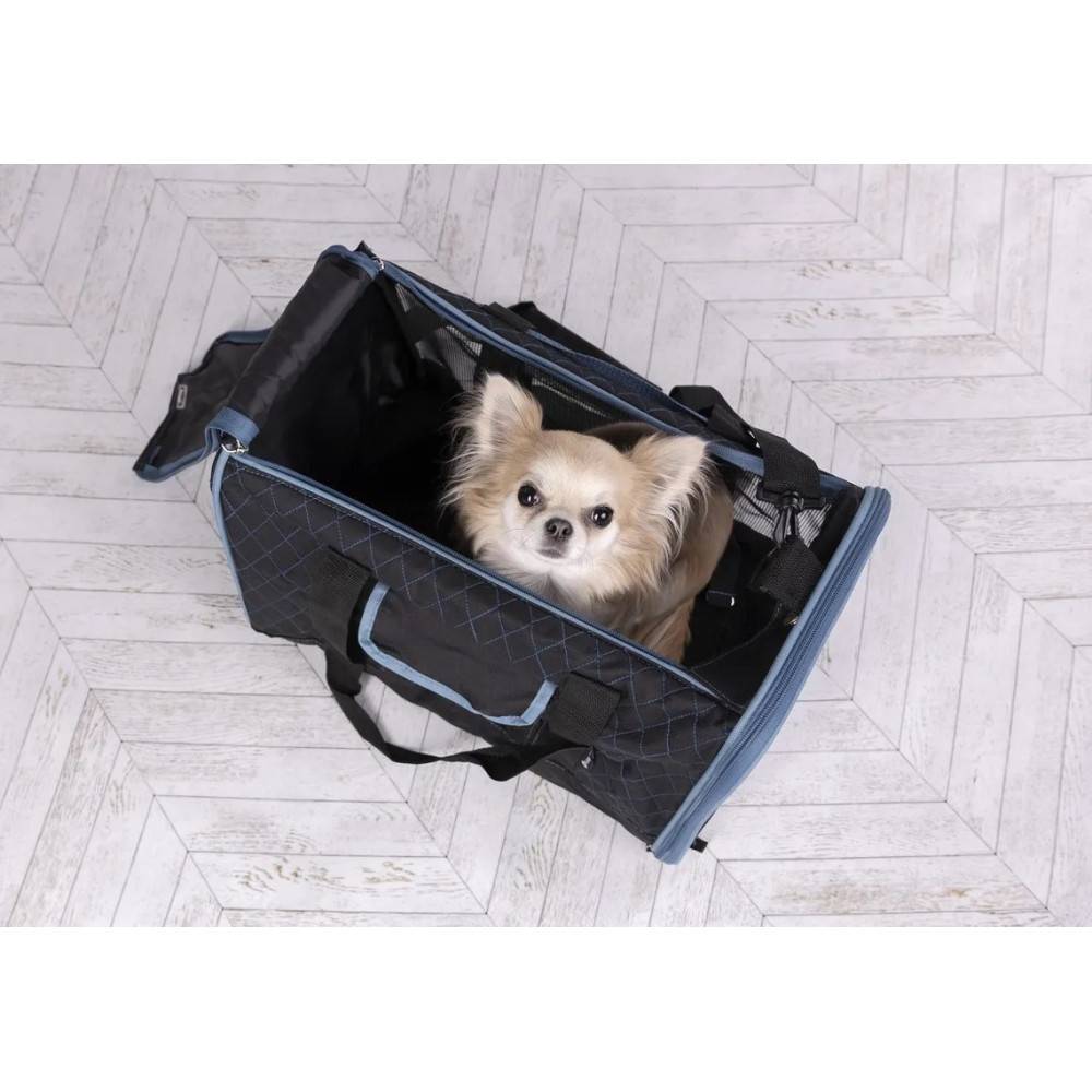 Sac de transport hakon, 29 x 43 x 29 cm noir, chien max 7 kg - Imagen 8