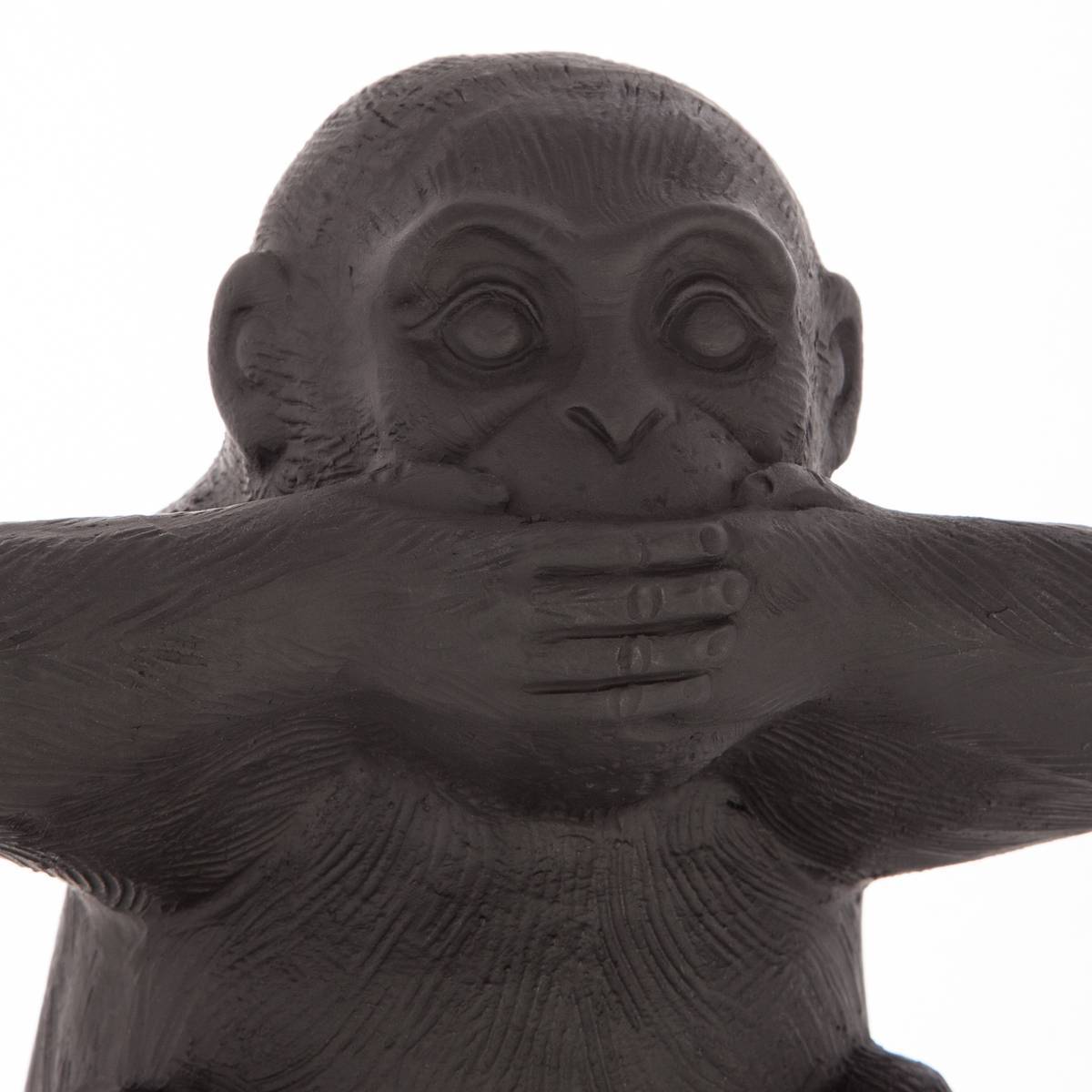 Atmosphera - Lot de 3 singes Sagesse H.23cm résine - Atmosphera Créateur d'intérieur - Imagen 5
