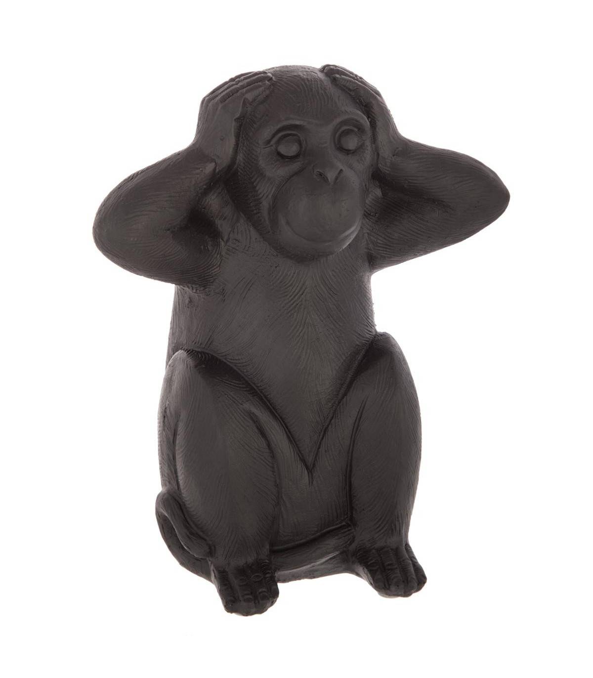 Atmosphera - Lot de 3 singes Sagesse H.23cm résine - Atmosphera Créateur d'intérieur - Imagen 6