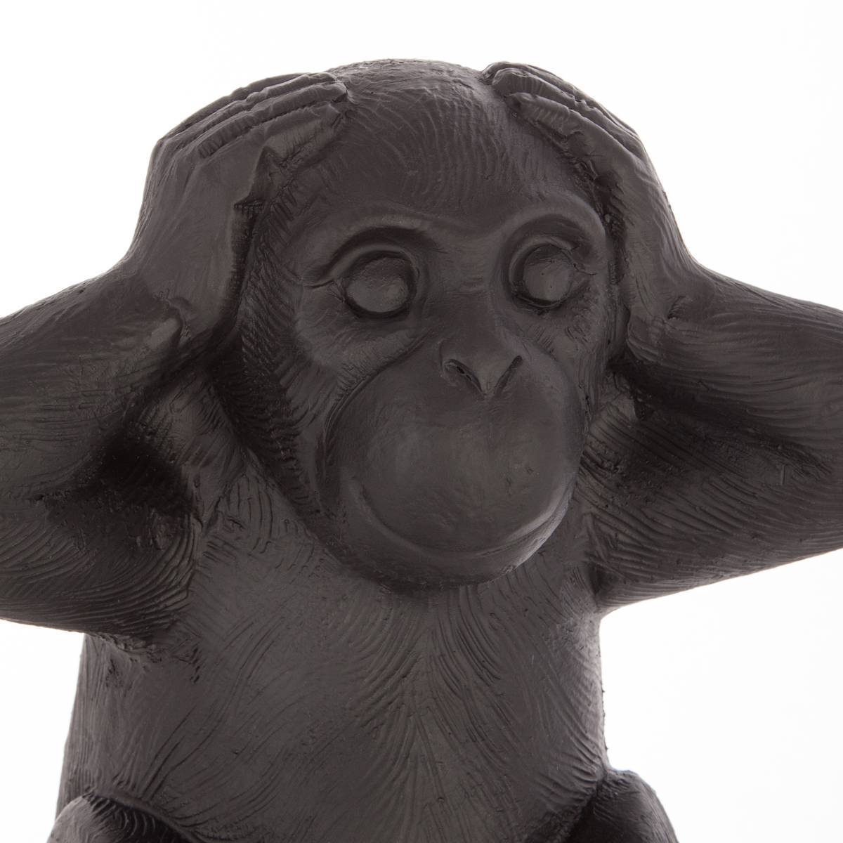 Atmosphera - Lot de 3 singes Sagesse H.23cm résine - Atmosphera Créateur d'intérieur - Imagen 4