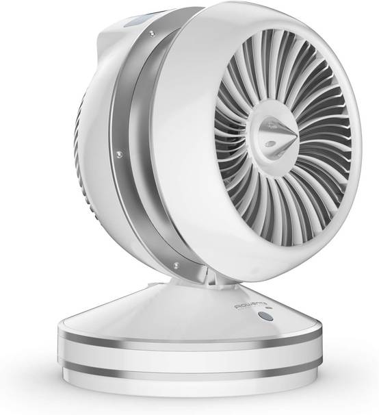 Ventilateur et chauffage 2-en-1 blanc