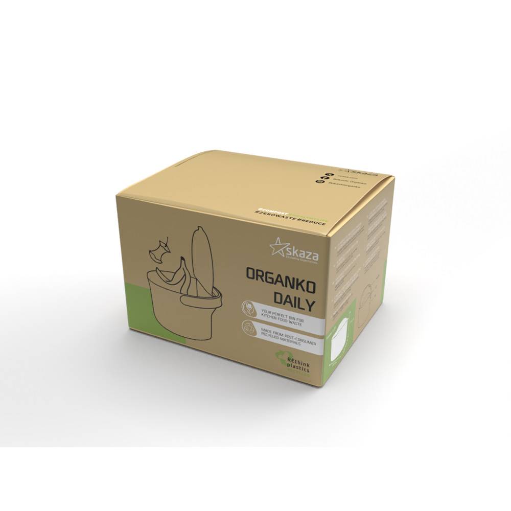 Poubelle à compost ORGANKO DAILY 3,3L gris clair SKAZA - Imagen 4