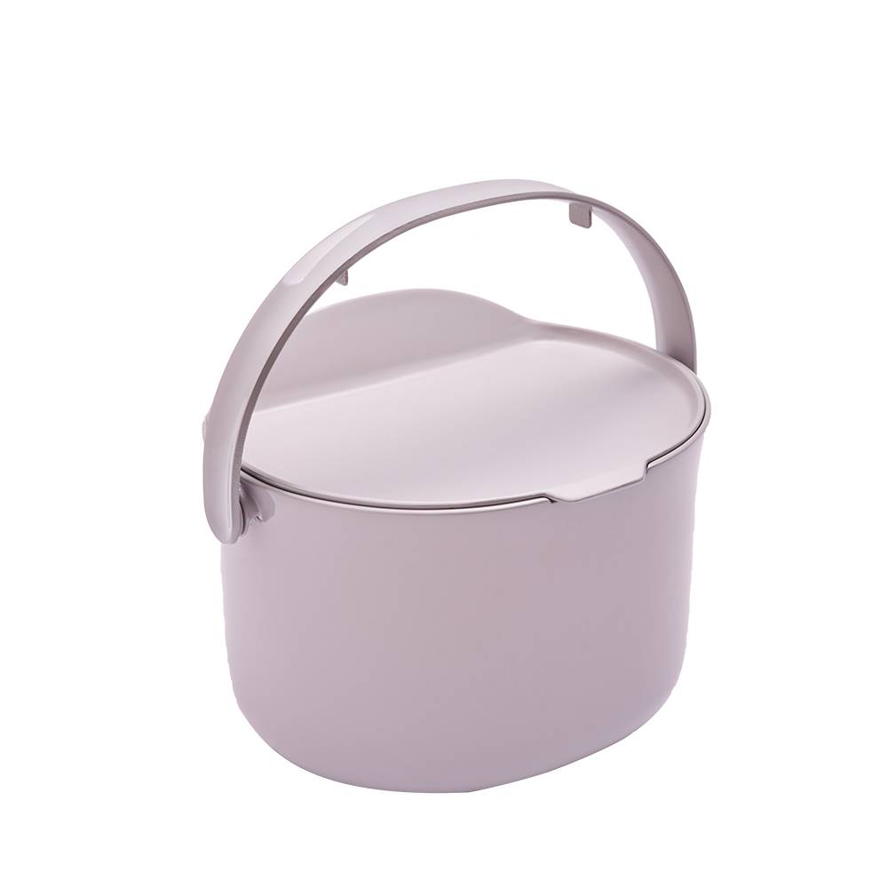 Poubelle à compost ORGANKO DAILY 3,3L gris clair SKAZA - Imagen 1