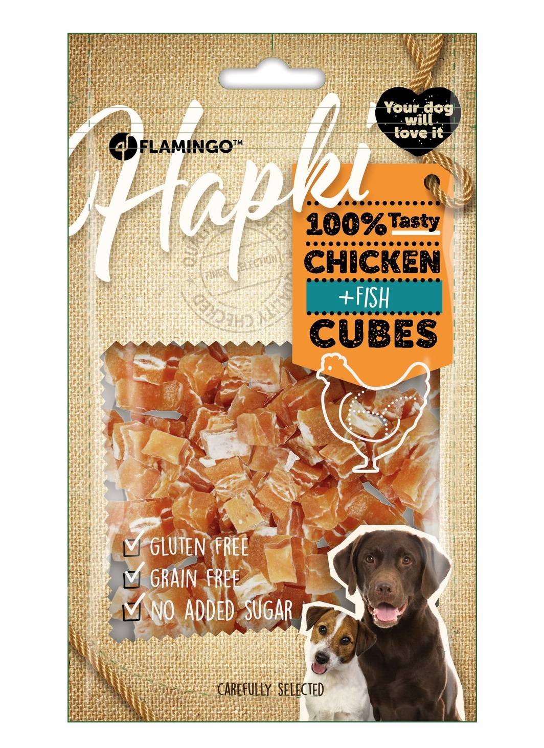 Friandise chien petits blocs avec poulet et cabillaud - Image 2