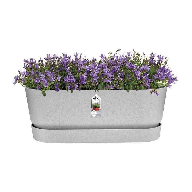 Elho - Planteur Ovale Greenville - Plastique - ø50 - Living Ciment - Image 3
