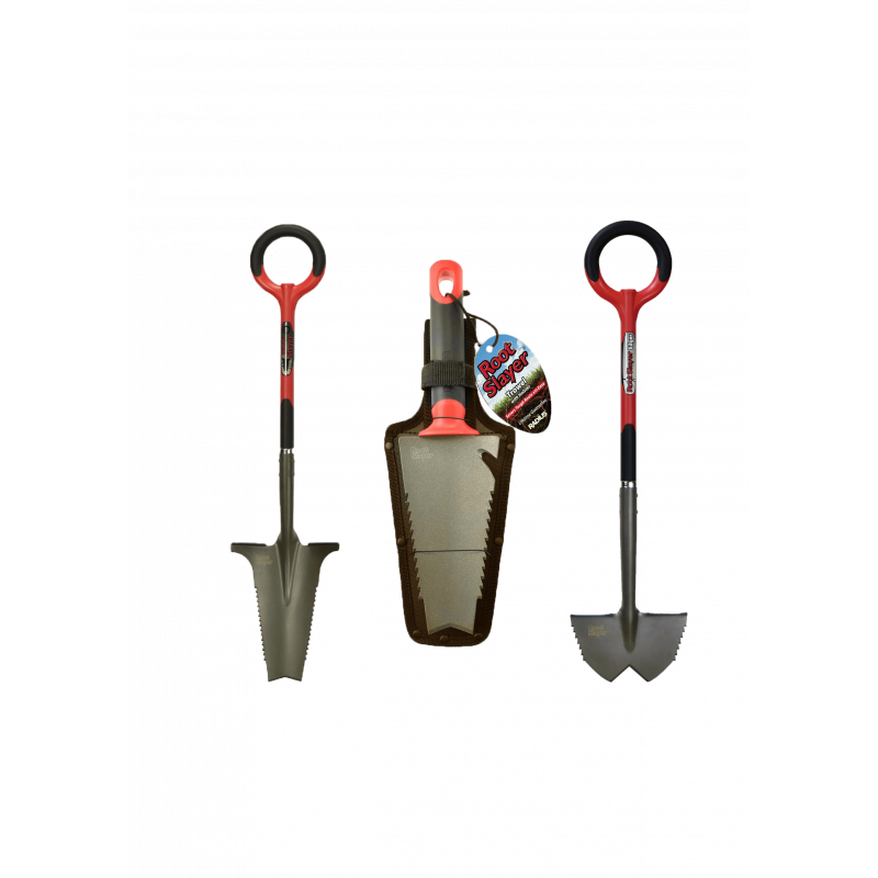 ROOTSLAYER  | Pack Précision | Noir | Adulte |Beche RootSlayer + RootSlayer à main™ + RootSlayer Dresse bordures™- VENTEO - Image 1