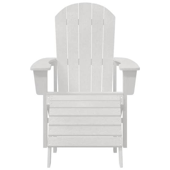 Chaise de jardin Polyéthylène Blanc 83 x 74 x 92 cm, Poids :42.96kg - PANGIVO - Image 5