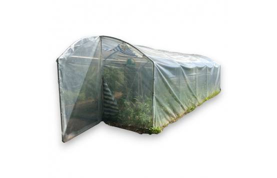Serre tunnel de jardin - 27m² - 3 x 9 m - pieds droits - haute résistance à petit prix - LES SERRES TONNEAU - Image 2