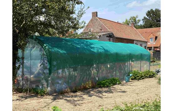 Serre tunnel de jardin - 27m² - 3 x 9 m - pieds droits - haute résistance à petit prix - LES SERRES TONNEAU - Image 6