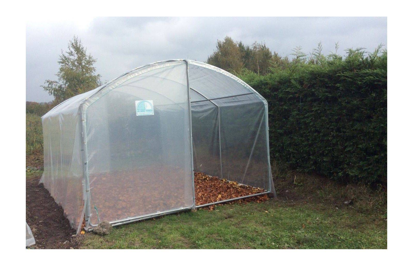 Serre tunnel de jardin - 27m² -  3 x 9 m - pieds droits - haute résistance à petit prix - LES SERRES TONNEAU - Image 7