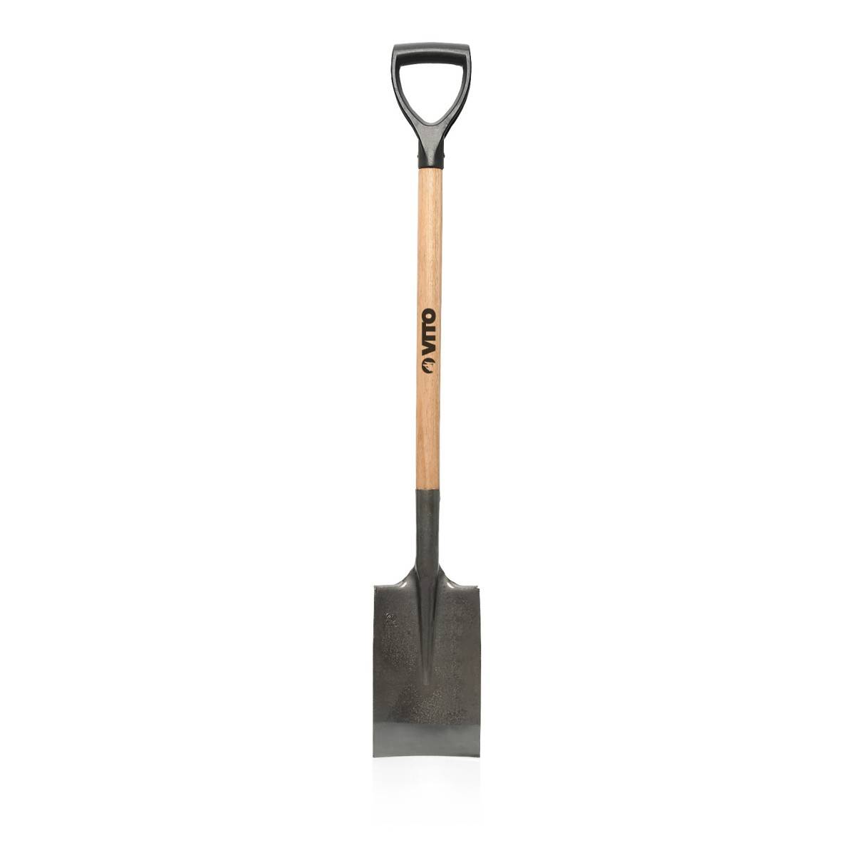 Bêche à rebord Acier Trempé Manche en Bois Poignée ergonomique VITO