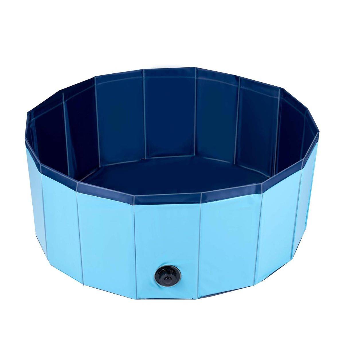 Piscine pour Chien PVC Ø 80 x 30 Cm Sol Antidérapant Jeu d'eau pour Animaux KZ GARDEN - Imagen 2