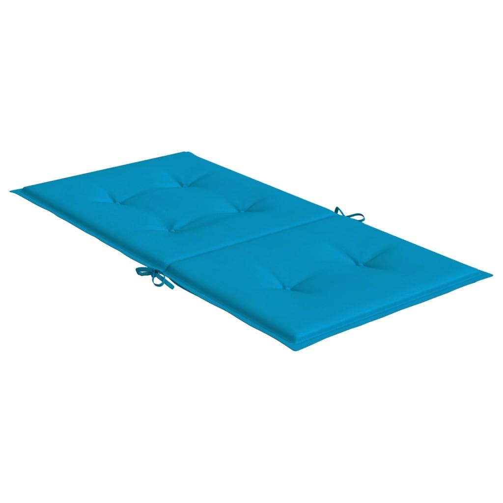 Coussins de chaise de jardin tissu Oxford bleu 100 x 50 x 3 cm - PANGIVO - Image 5