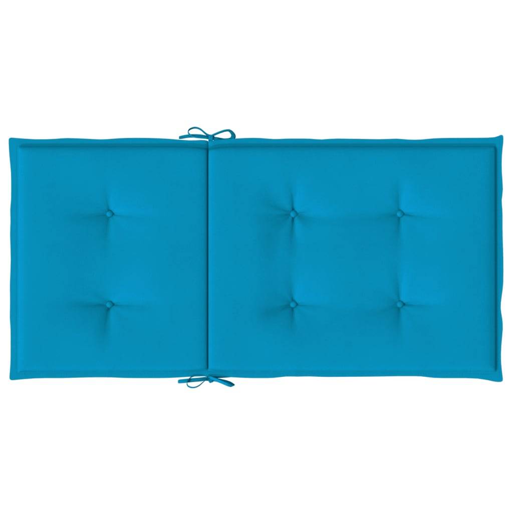 Coussins de chaise de jardin tissu Oxford bleu 100 x 50 x 3 cm - PANGIVO - Image 6