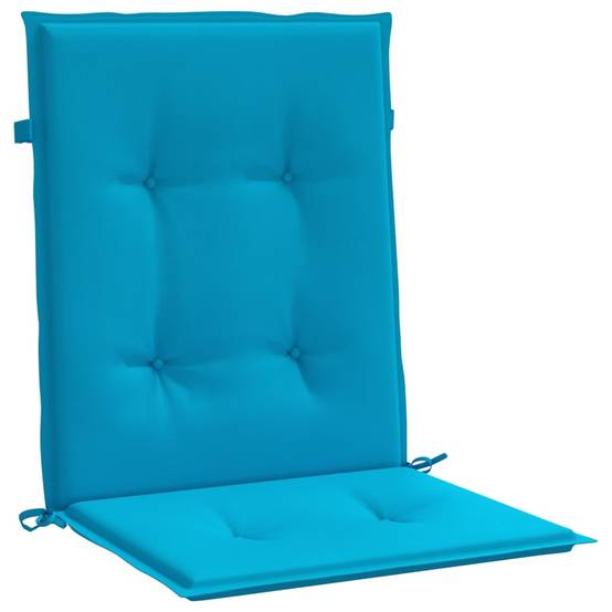 Coussins de chaise de jardin tissu Oxford bleu 100 x 50 x 3 cm - PANGIVO - Image 4