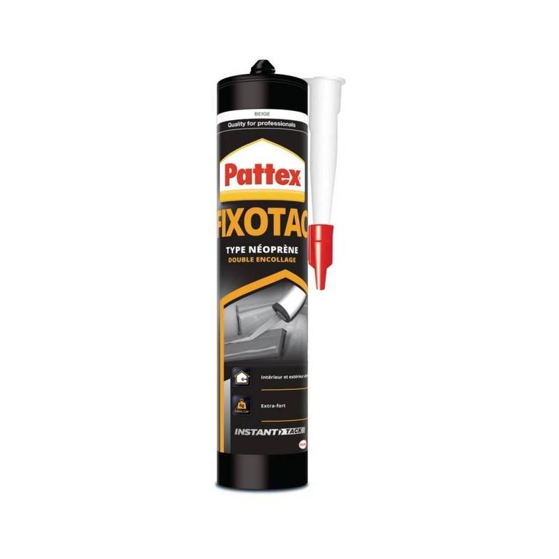 Pattex - Colle mastic de fixation néoprène Fixotac de PATTEX - Conditionnement: 1 cartouche de 390g