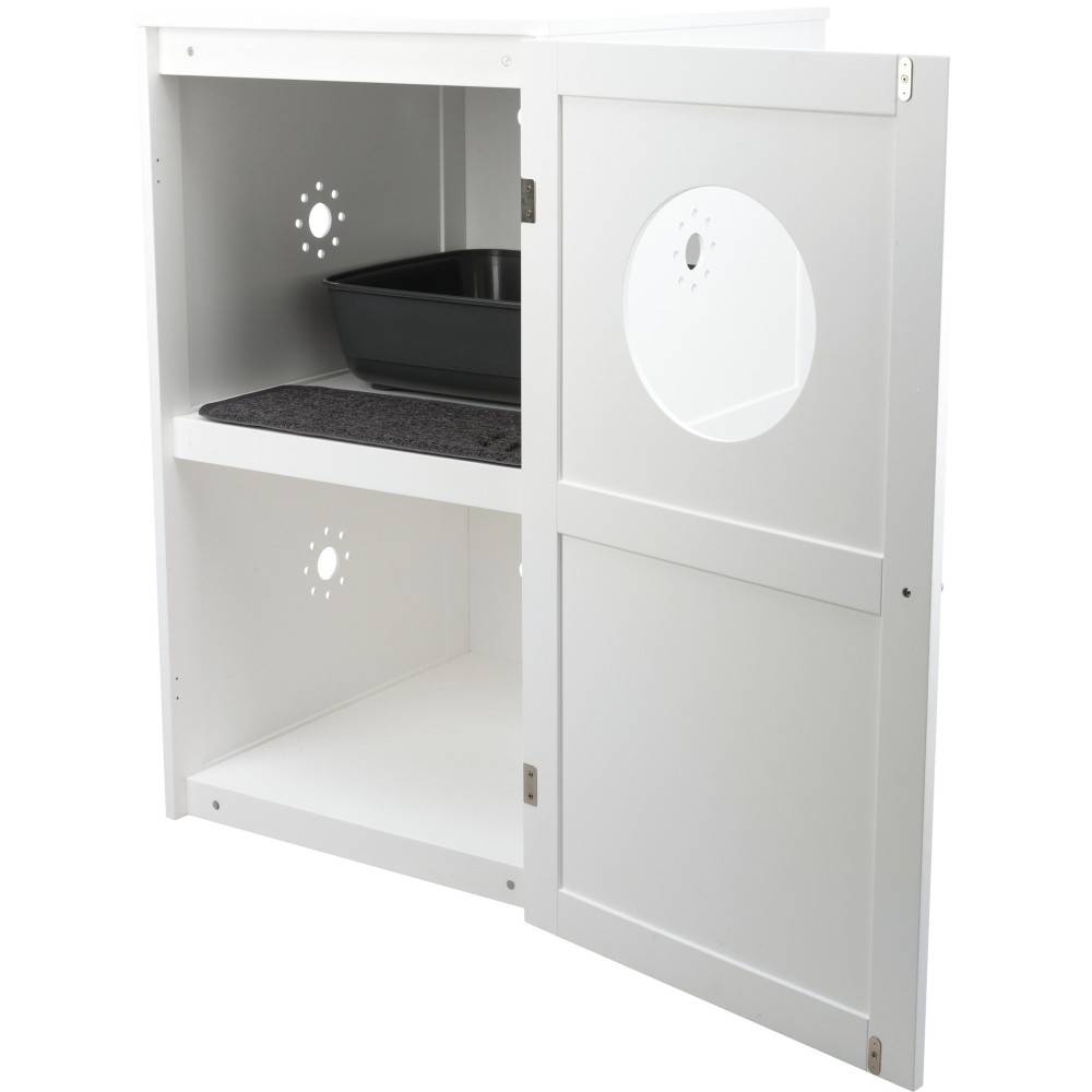 Trixie - Cabane cache litière 2 compartiments pour chat H 90 cm. - Imagen 1