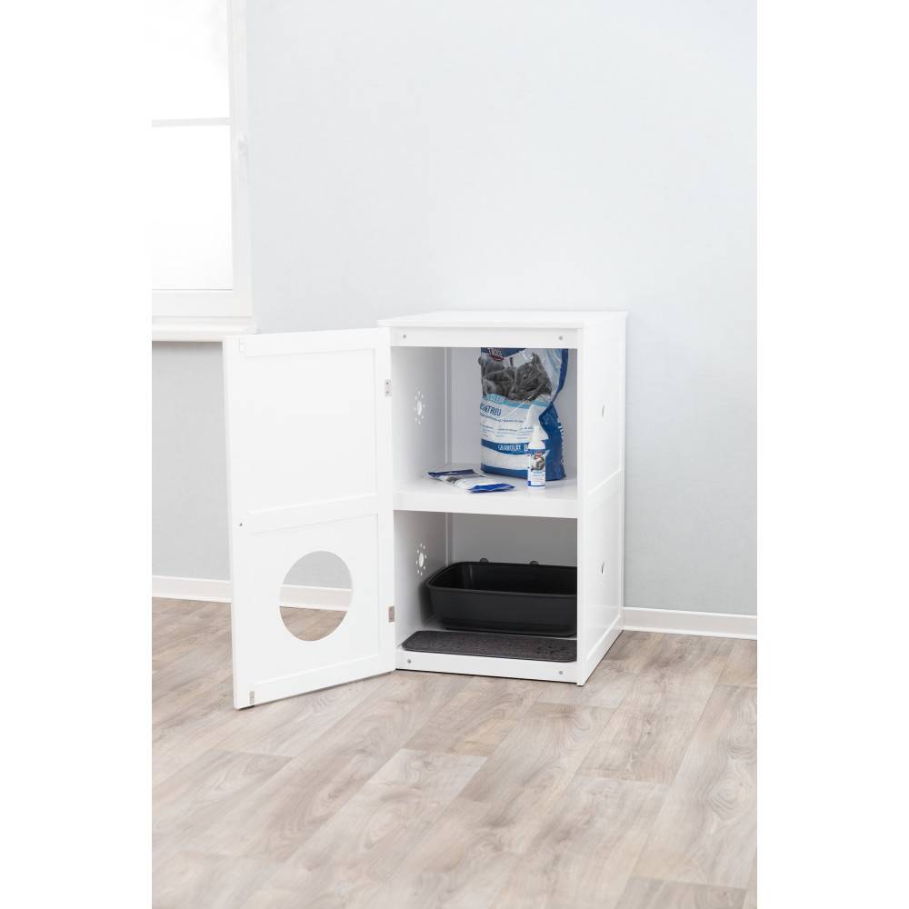 Trixie - Cabane cache litière 2 compartiments pour chat H 90 cm. - Imagen 4