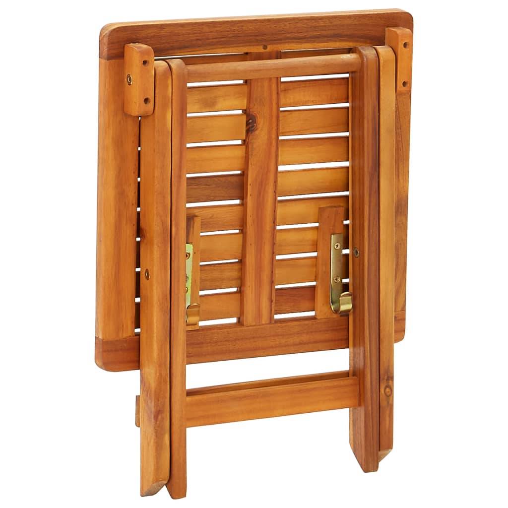 Lot de 2 Bain de soleil - Transats - Chaises longues avec table et coussins Acacia solide - MEUBLE PRO-JU6699 - Image 10