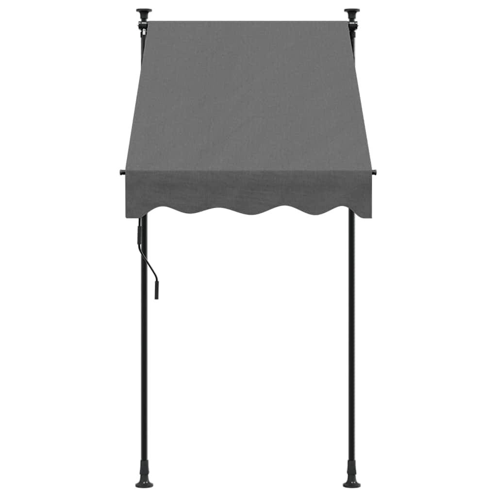 ComfortXL - Store de Balcon sans Perçage Acier Rétractable Manuel Hauteur Réglable pour Fenêtre Anthracite 100x150 cm – ComfortXL Outdoor Living - Image 3