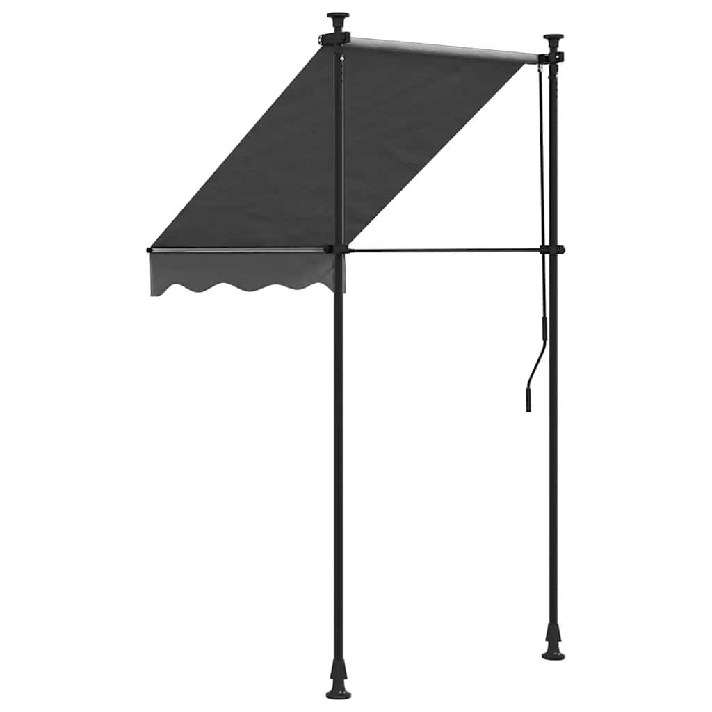 ComfortXL - Store de Balcon sans Perçage Acier Rétractable Manuel Hauteur Réglable pour Fenêtre Anthracite 100x150 cm – ComfortXL Outdoor Living - Image 5