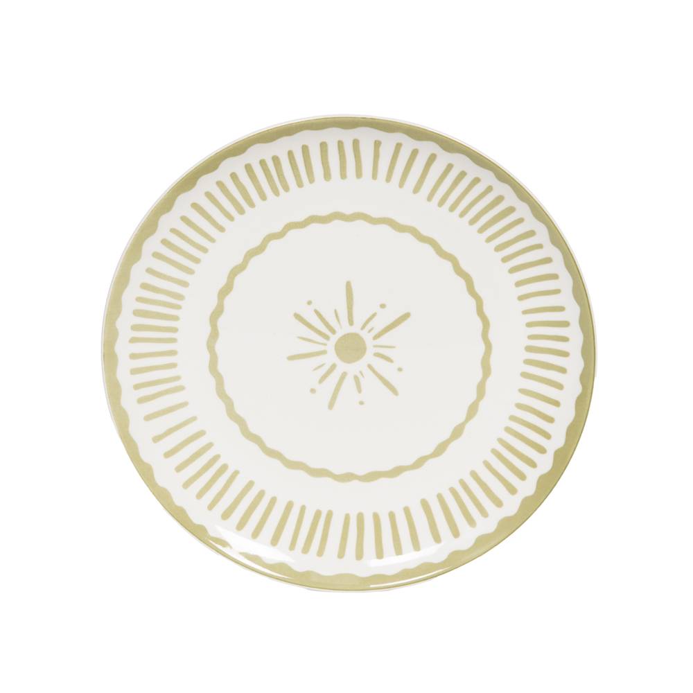 Assiette plate Tamara verte 27 cm (lot de 6) - Image 1