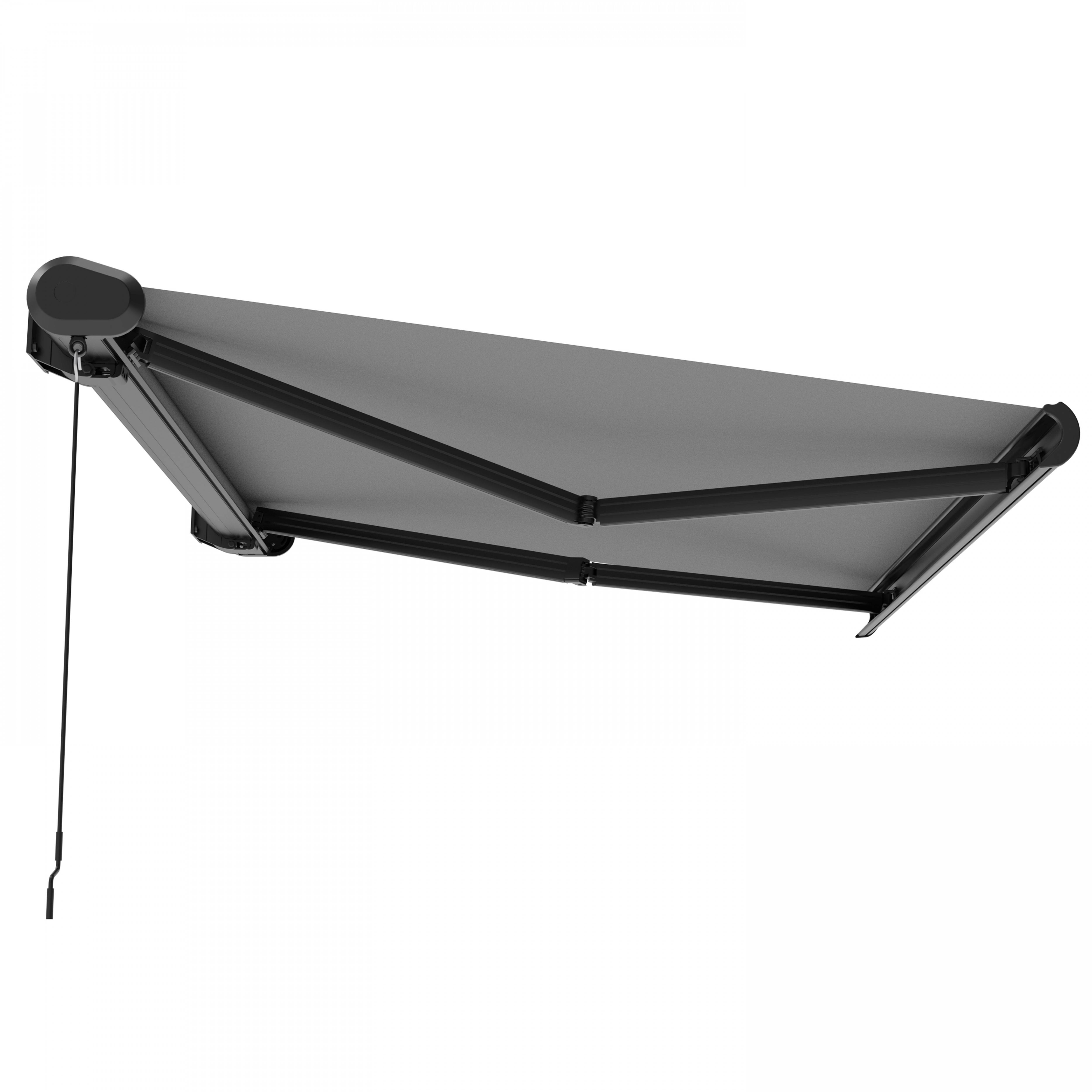 Oviala - Store banne coffre integral 2.95x2.5m aluminium gris Caleta - Oviala - Imagen 3