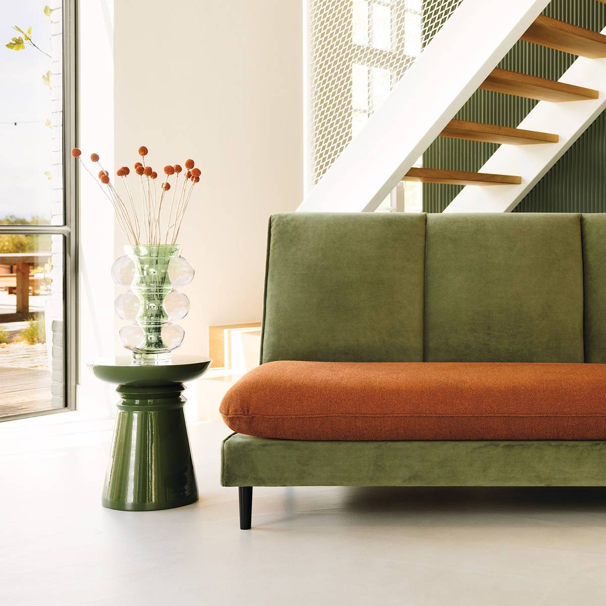 Atmosphera - Vase > Atmosphera x matali crasset H36cm en verre vert - Atmosphera Créateur d'intérieur - Imagen 1
