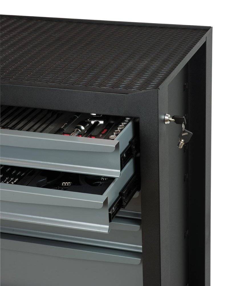 Mob Outillage - Servante d'atelier CLASSIC 6 tiroirs – 126 outils – structure 850 kg, finition époxy - MOB - Image 2