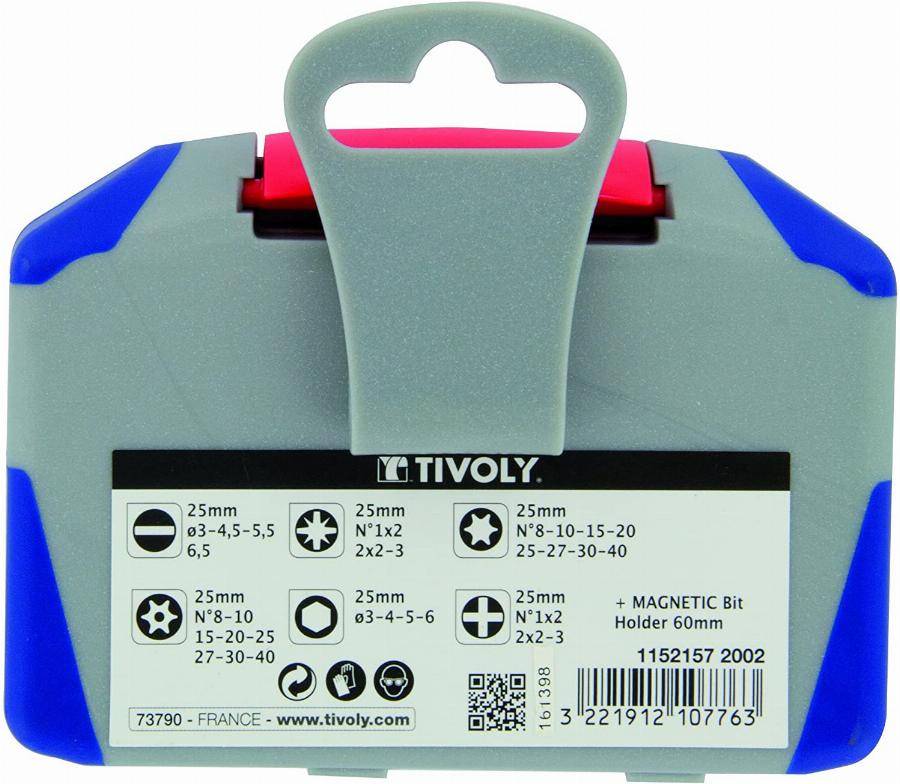 Coffret embouts torsion 35 pièces TIVOLY - 11521572002 - Imagen 2