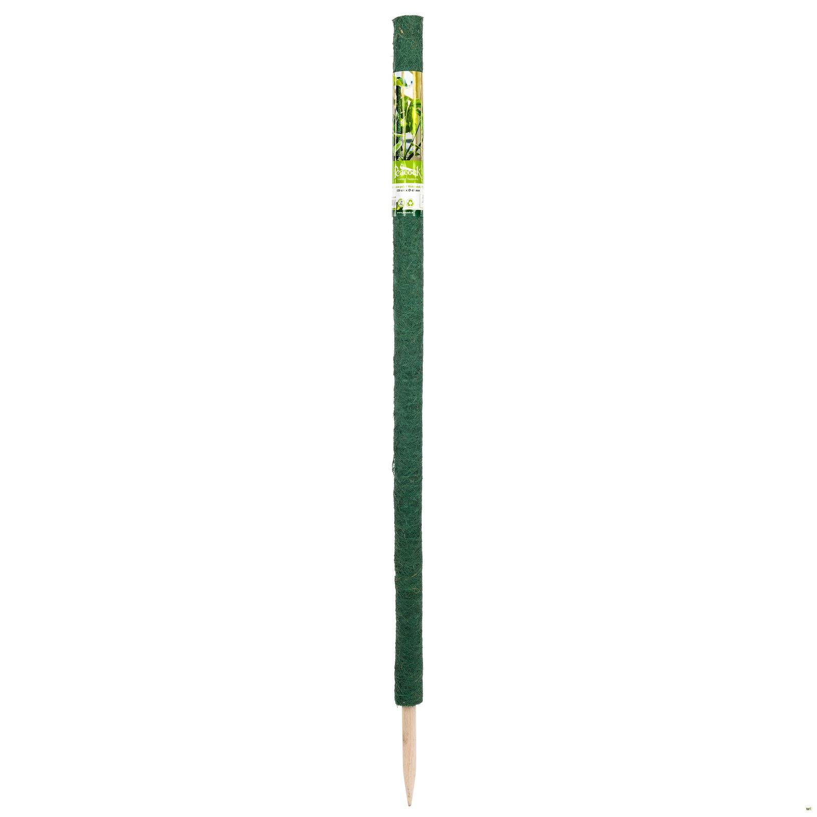 Peacock - Tutor de fibra de coco verde 120 cm Ø4 cm - PEACOCK
