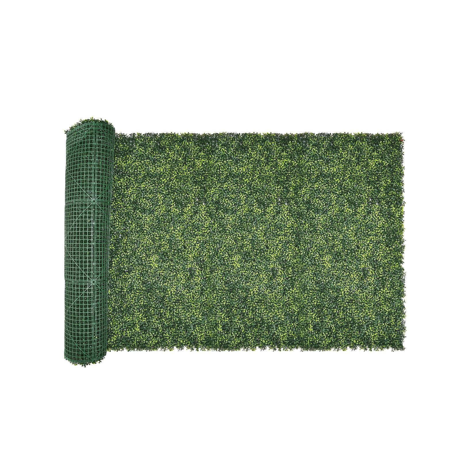 VEVOR Mur végétal artificiel 300x100cm, herbe, emboîtable, brise-vue, lierre. - Image 9