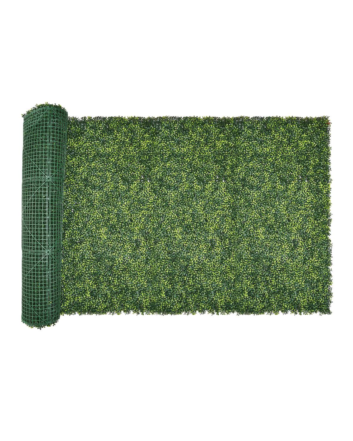 VEVOR Mur végétal artificiel 300x100cm, herbe, emboîtable, brise-vue, lierre. - Image 1