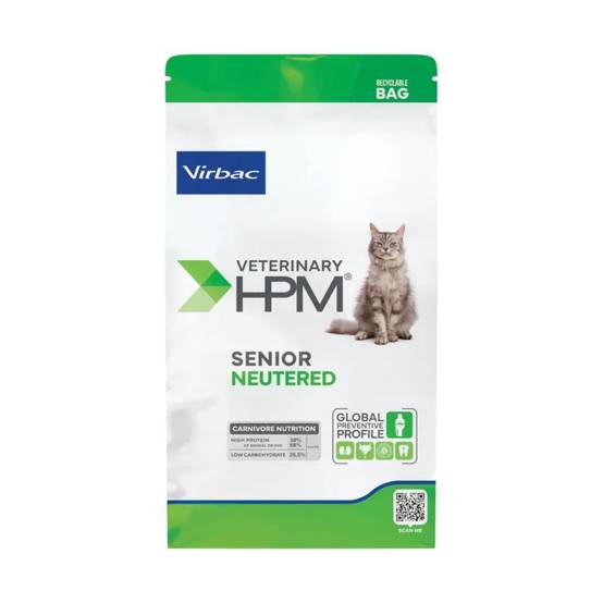 CROQUETTES CHAT VETERINARY HPM CAT SENIOR NEUTERED - VIRBAC 7 kg - Image 1