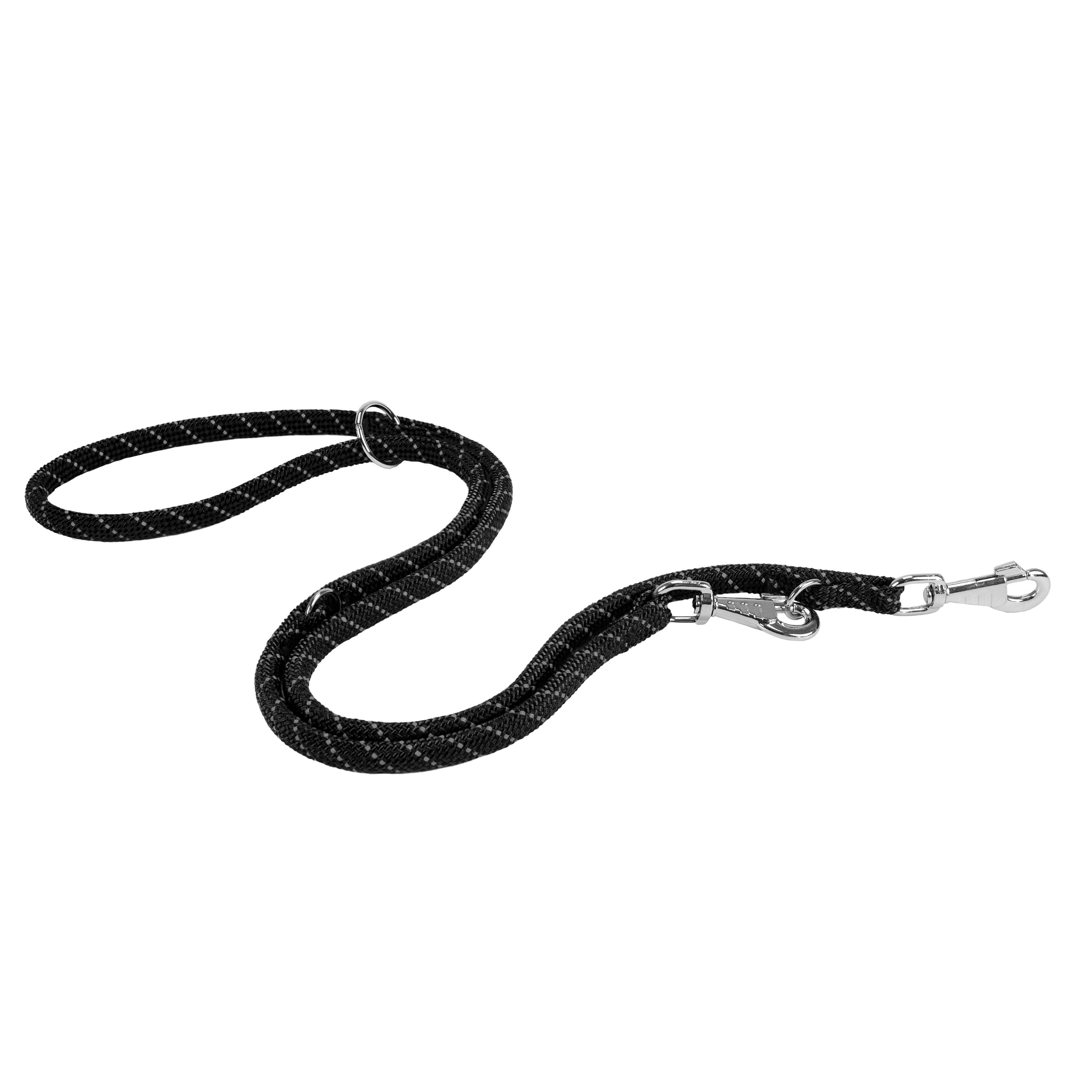 Ferplast - Ferplast Laisse Chien SPORT REFLEX, Laisse Dressage, Laisse réfléchissante, Laisse pour chien en cordon en nylon, avec double mousqueton en métal, - Imagen 1