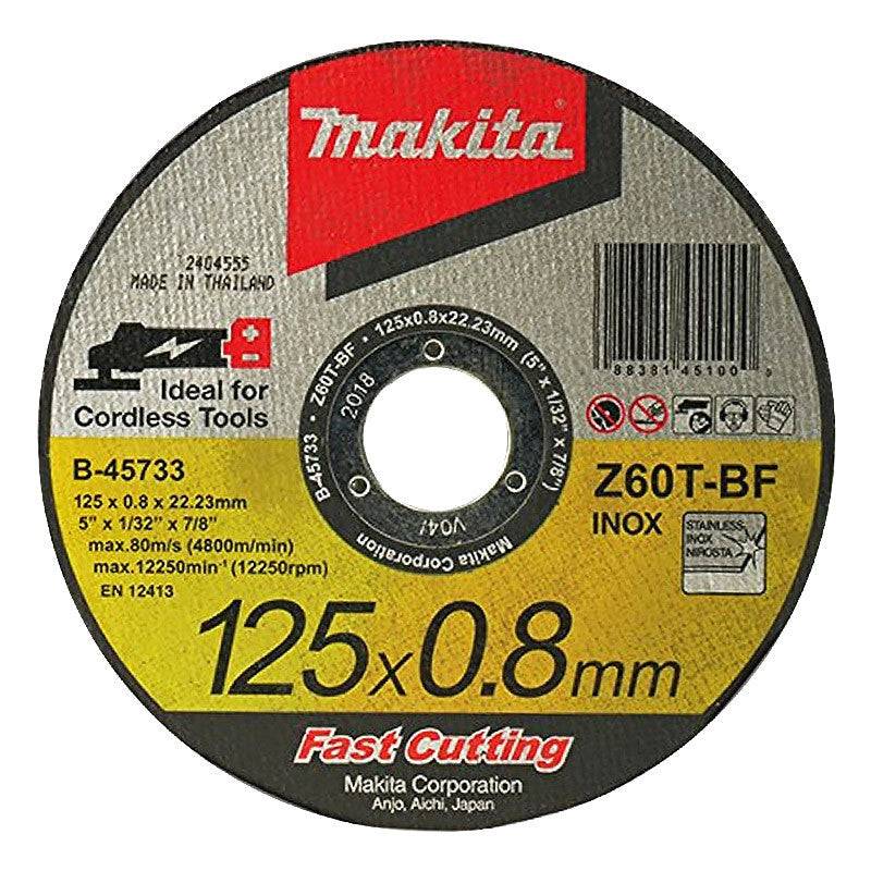 Makita - Disque à tronçonner MAKITA B-45733 Métal et Inox pour Meuleuse à Batterie (Plat) Makita