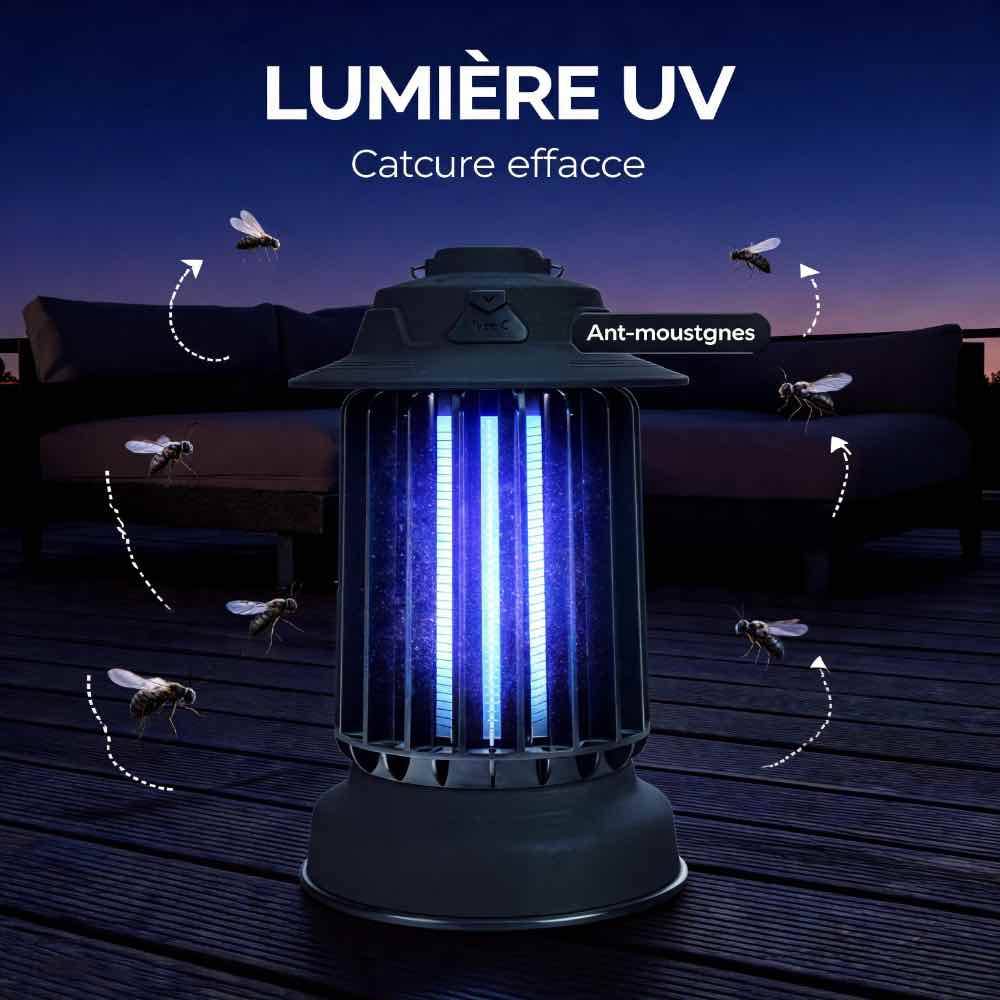 Lot de 2 pièges à moustique d'extérieur auto-nettoyant EZIlight® Mosquito Garden MG 10 Black - Image 6