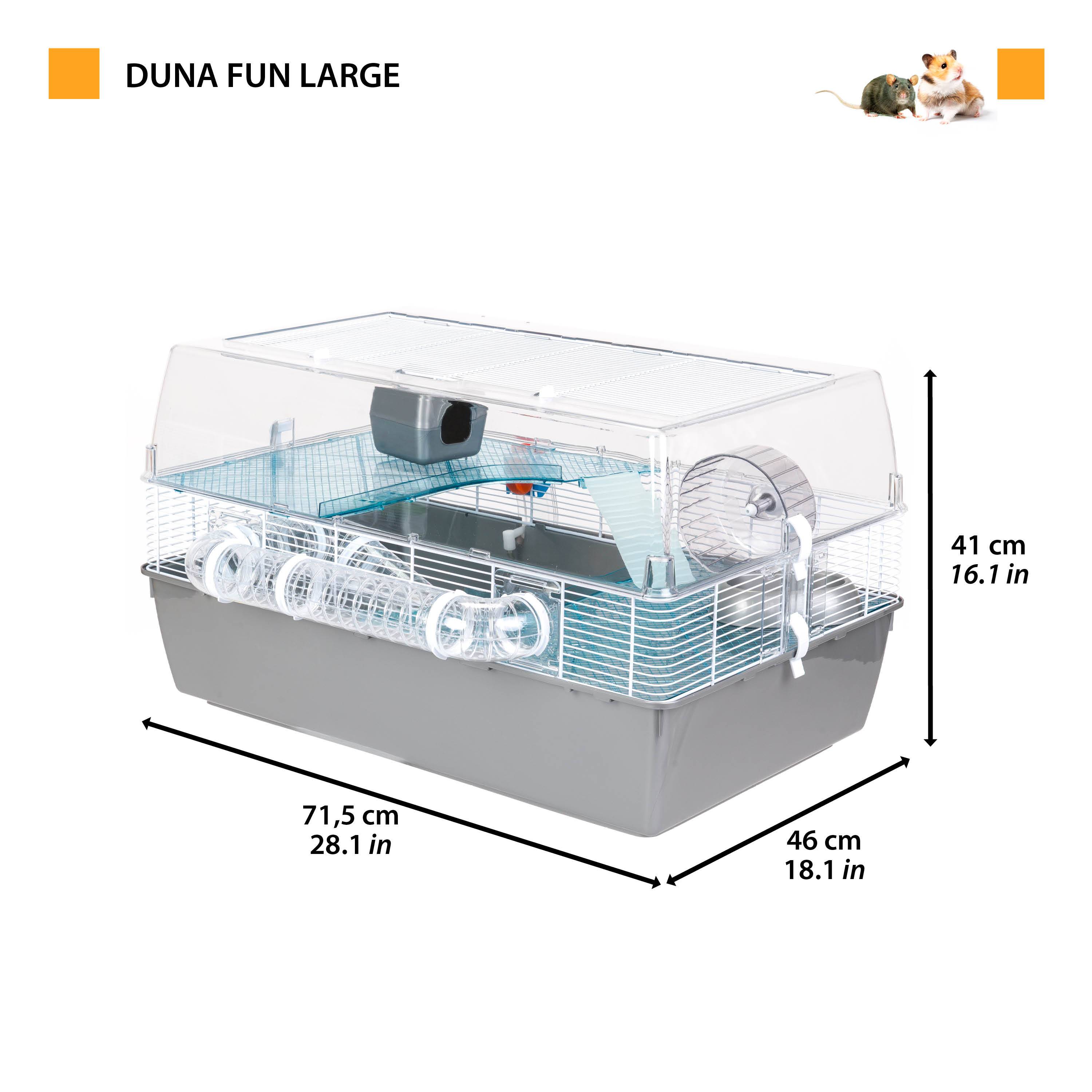Ferplast - Cage hamsters souris Ferplast DUNA FUN LARGE grande taille accessoirisée - Imagen 2