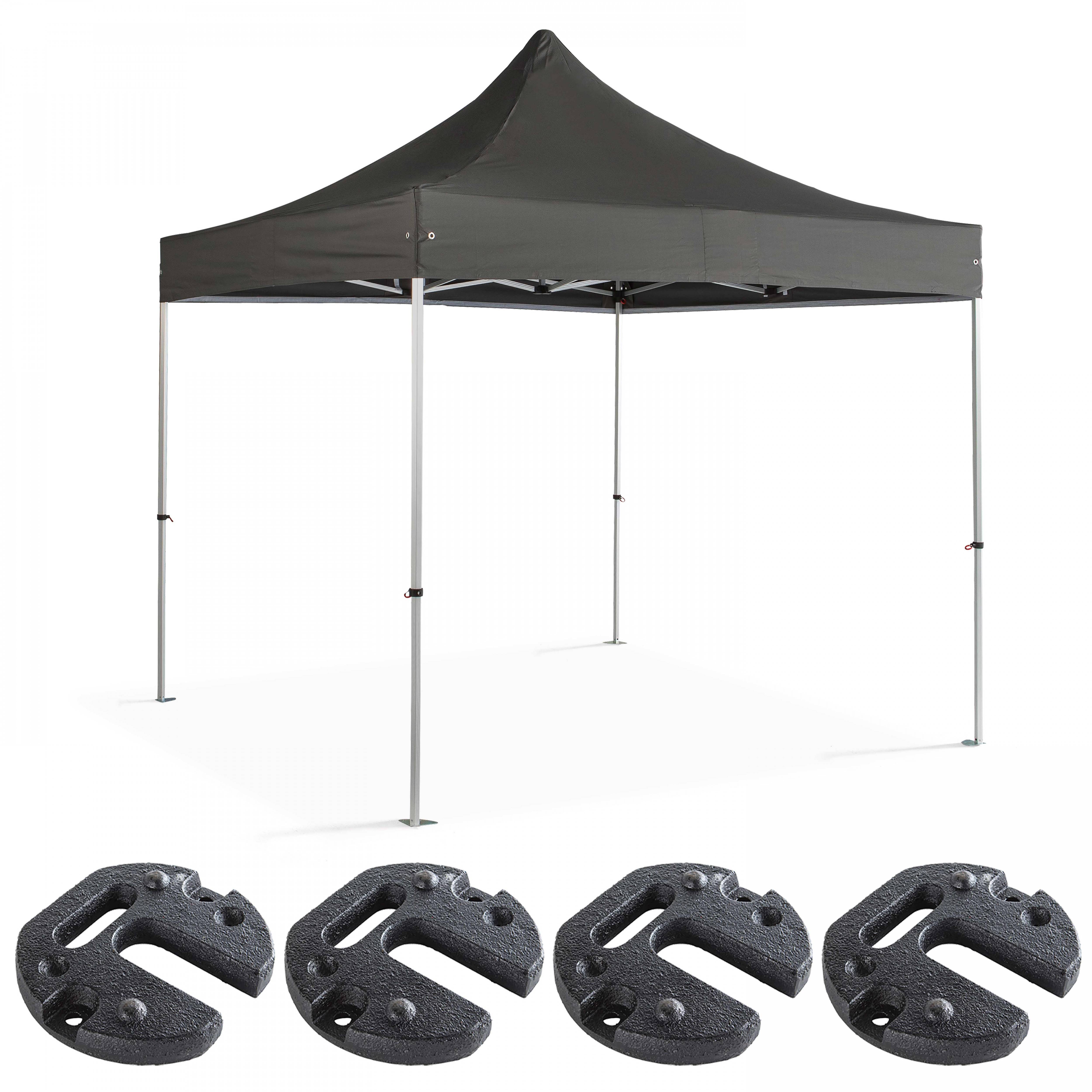 Oviala - Tente pliante 3x3m et 4 poids de lestage 12Kg gris
PRO 40 - Oviala - Imagen 1