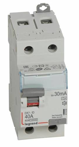Legrand - Interrupteur différentiel DX³-ID 2P 230V 40A type A 30mA - LEGRAND - 411555