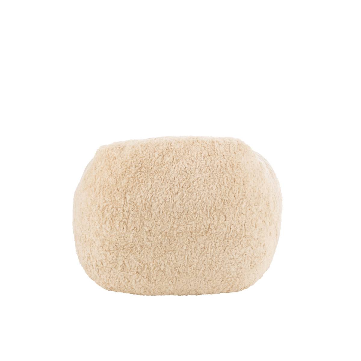 J-Line - Fauteuil en Tissu "Cutie" 99cm Beige - Image 4